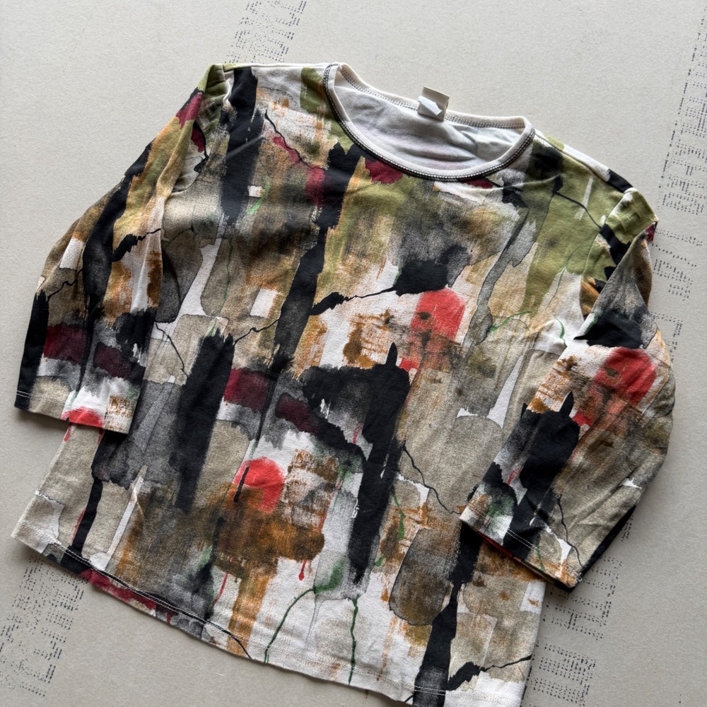 Y2K Jess & Jane Abstract Art y2k bohoT-shirt